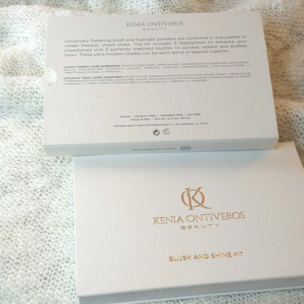 KENIA ONTIVEROS Beauty Blush And Shine Kit, 6x 4g/014oz